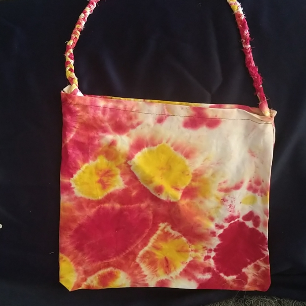 Tie dye purse